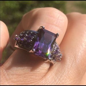 Fancy Amethyst Ring